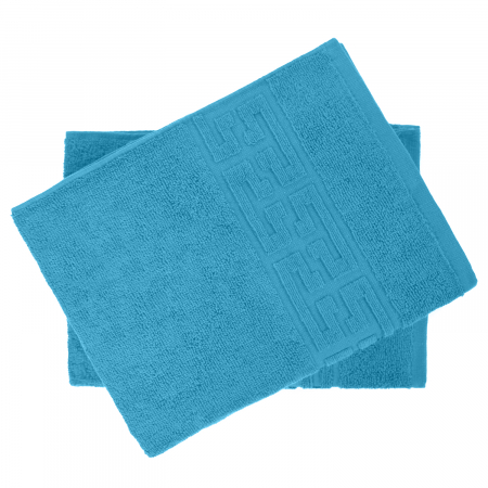 Set 2 Prosoape, Greek, Bumbac 100%, 550g/m², Turcoaz [1]