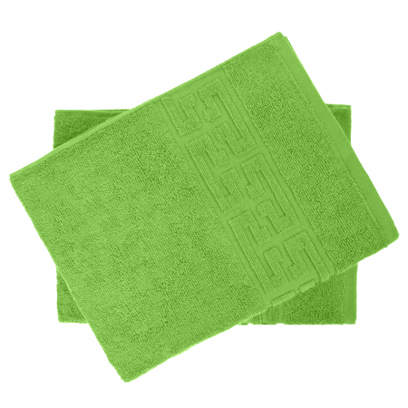 Set 2 Prosoape, Greek, Bumbac 100%, 550g/m², Verde Deschis [1]