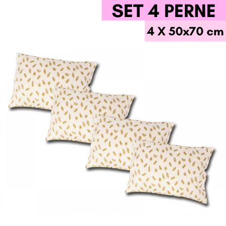 Perne - Set 4 Perne din Puf  - 70x70cm