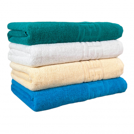 PROSOAPE BUMBAC 100% - Set 4 Prosoape Baie, Bumbac 100%, Blue / Bej / Alb / Verde