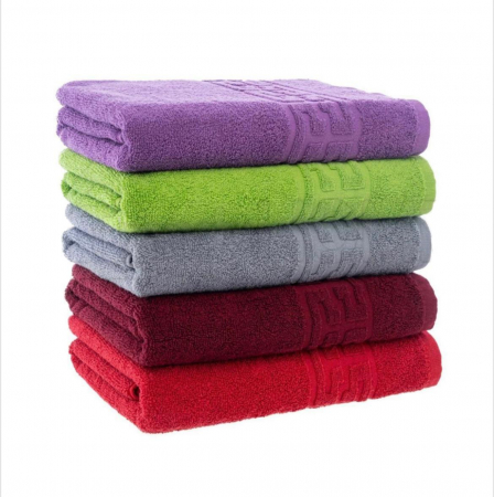 PROSOAPE BUMBAC 100% - Set 5 Prosoape Baie, Bumbac 100% - Mov/Verde/Gri/Visiniu/Rosu