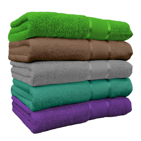 Seturi Cu 5 Prosoape 100% Bumbac - Set 5 Prosoape, Bumbac 100%, 400g/m², Multicolor