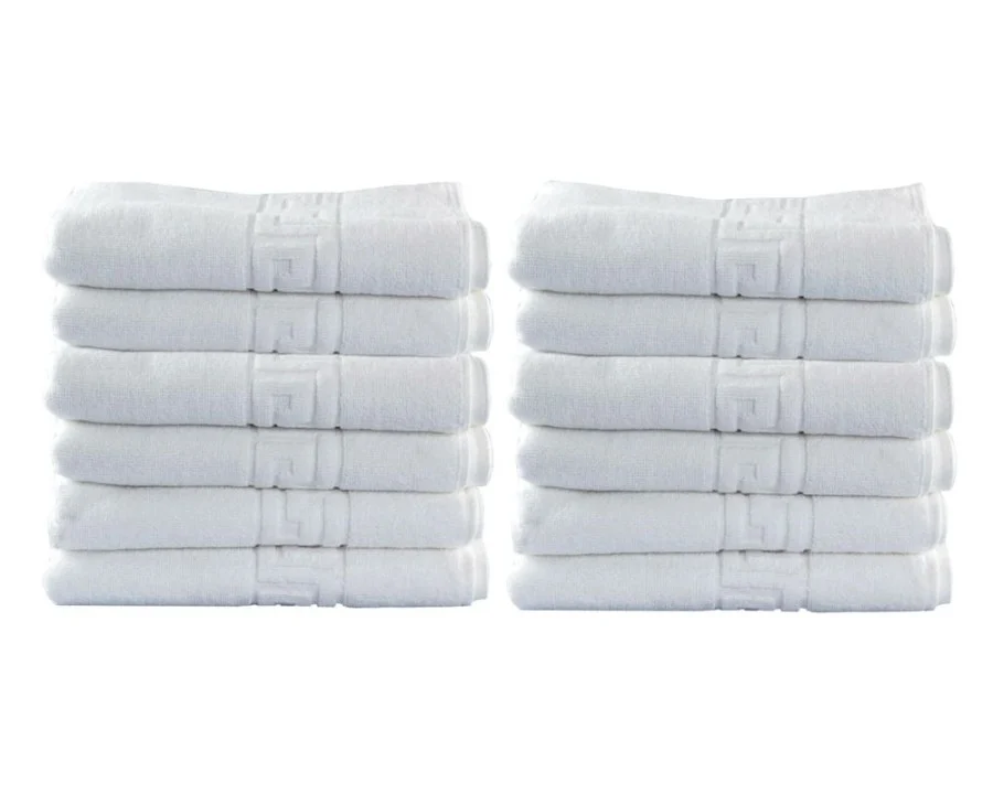Prosoape Hoteliere Bumbac 100% - Set 24 Prosoape Hotel, Bumbac 100%, 80x160 - Alb