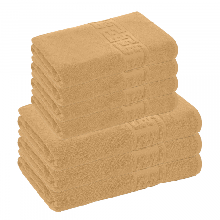PROSOAPE BUMBAC 100% - Set 7 Prosoape, Bumbac 100%, Bej, 550g/m²