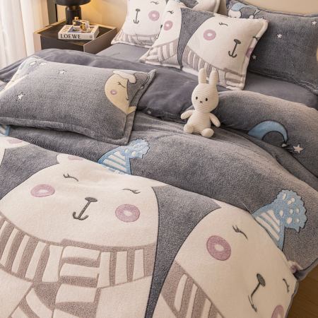 Set Lenjerie Cocolino, 4 Piese, Pat 1 Persoana - Urs Polar [3]