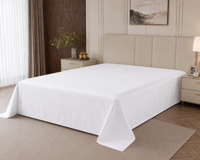 Cearsaf de pat din ranforce pentru hotel [2]