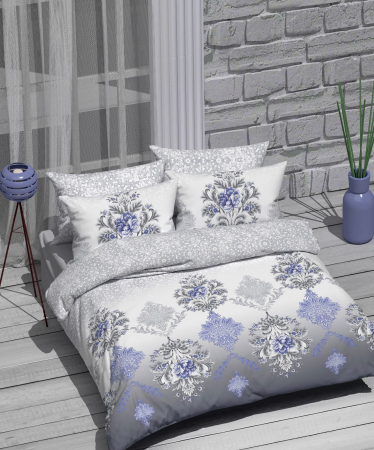 Lenjerii home - deco - Lenjerie de pat bumbac color cu imprimeu