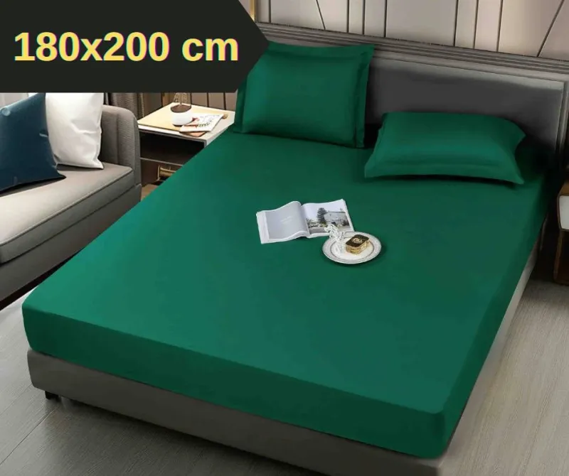 Husa de pat impermeabila,Pat dublu 180x200 cm,VeRDE-TM1 [1]