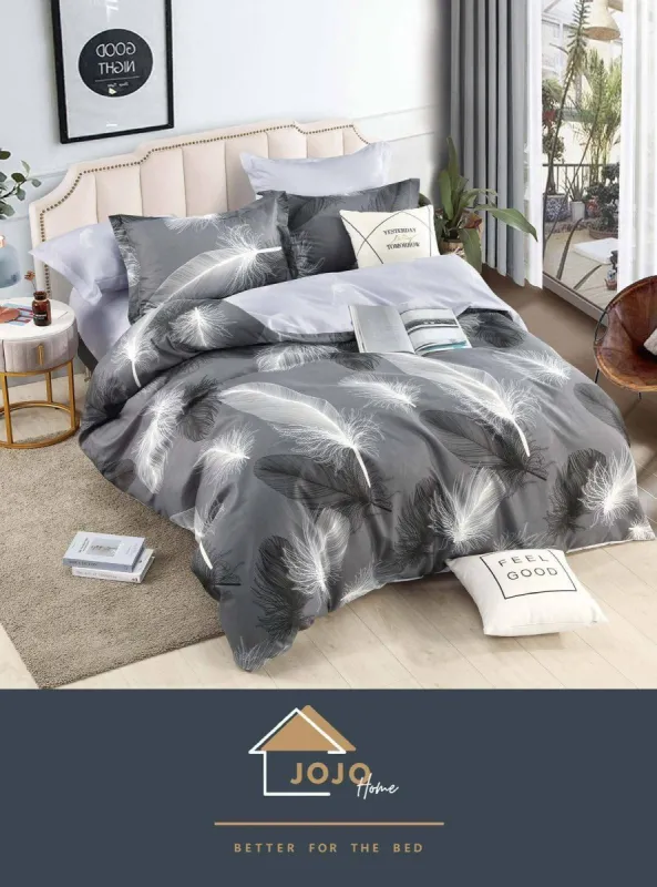 Lenjerii de pat Finet 6 piese cu Elastic,Pat dublu-FJE66 [1]