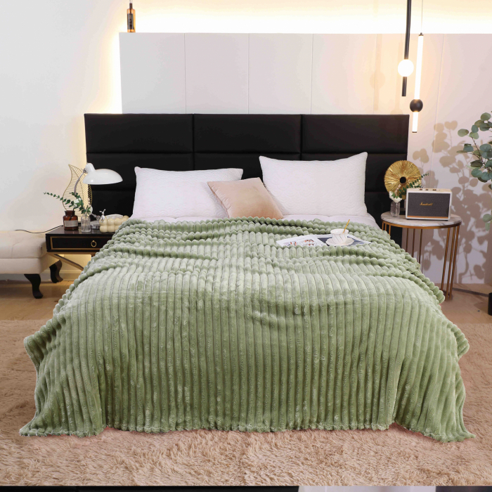 Pătură Cocolino Pentru Pat Dublu,200x230 cm,Verde smarald-AT4 [2]