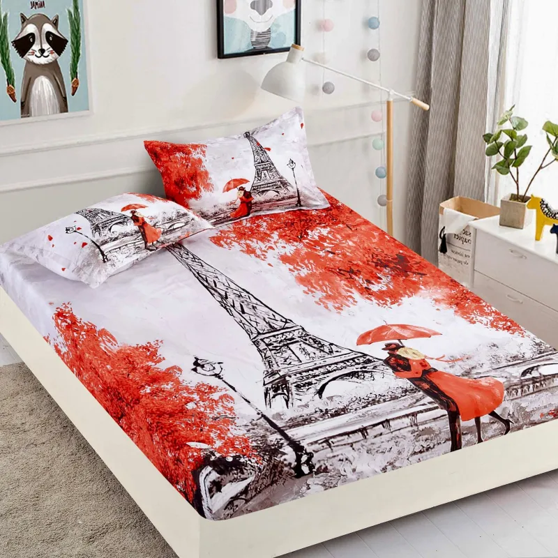 Huse de pat Finet 160x200 cm - Husa de pat din Finet cu Elastic 160x200 cm-W32