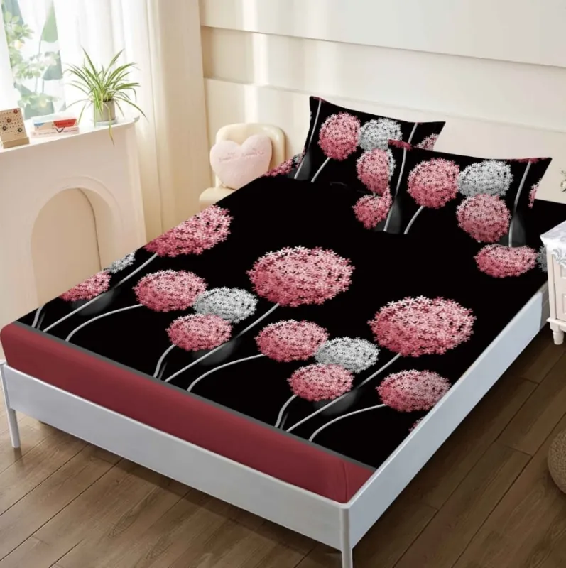 Huse de pat Finet 160x200 cm - Husa de pat din Finet cu Elastic 160x200 cm-W43