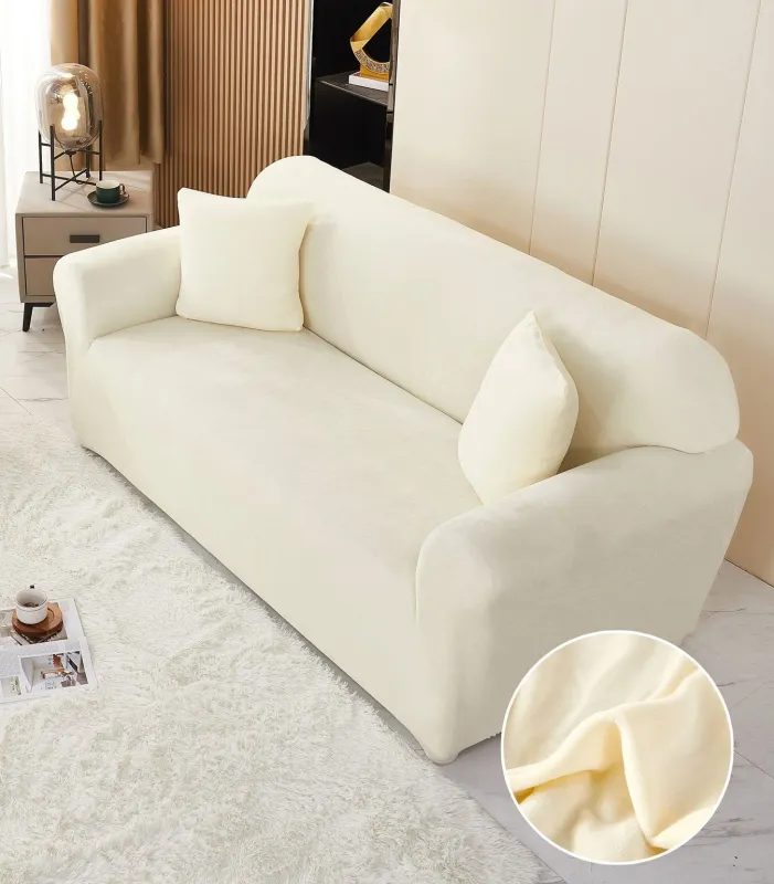 Huse de Canapea 3 Locuri - Husa Elastica din Catifea pentru Canapea 3 Locuri cu brate-JOC2