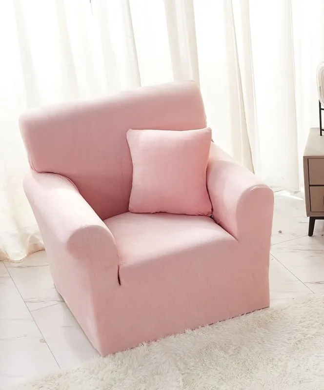 HUSE SCAUNE & CANAPELE - Husa Elastica pentru Fotoliu din Catifea cu brate-SK7