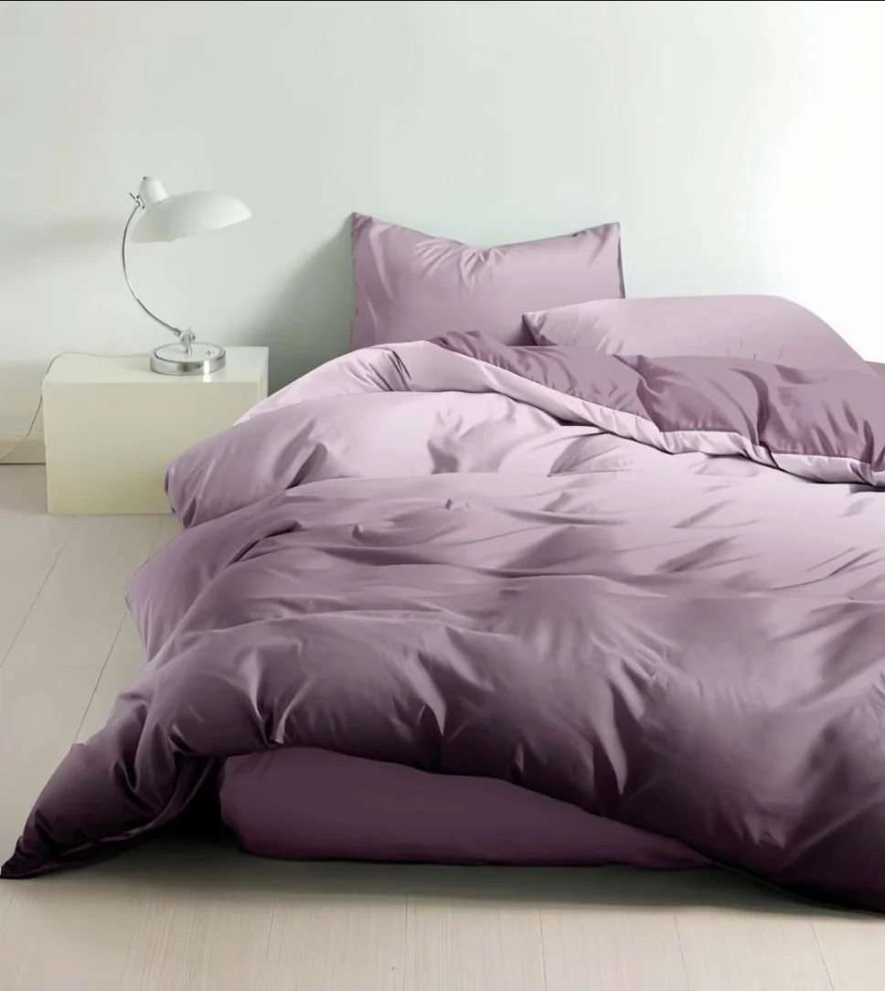 OFERTA 1 DEC LENJERII - Lenjerie de pat Finet 6 piese, lila cu degrade-LE06