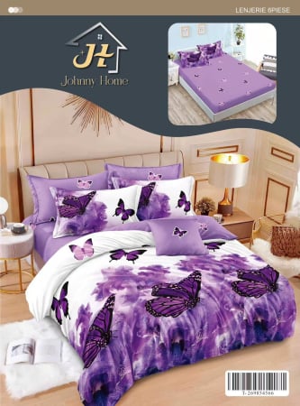 LENJERII DE PAT - Lenjerii de pat Finet 6 piese cu Elastic-T305