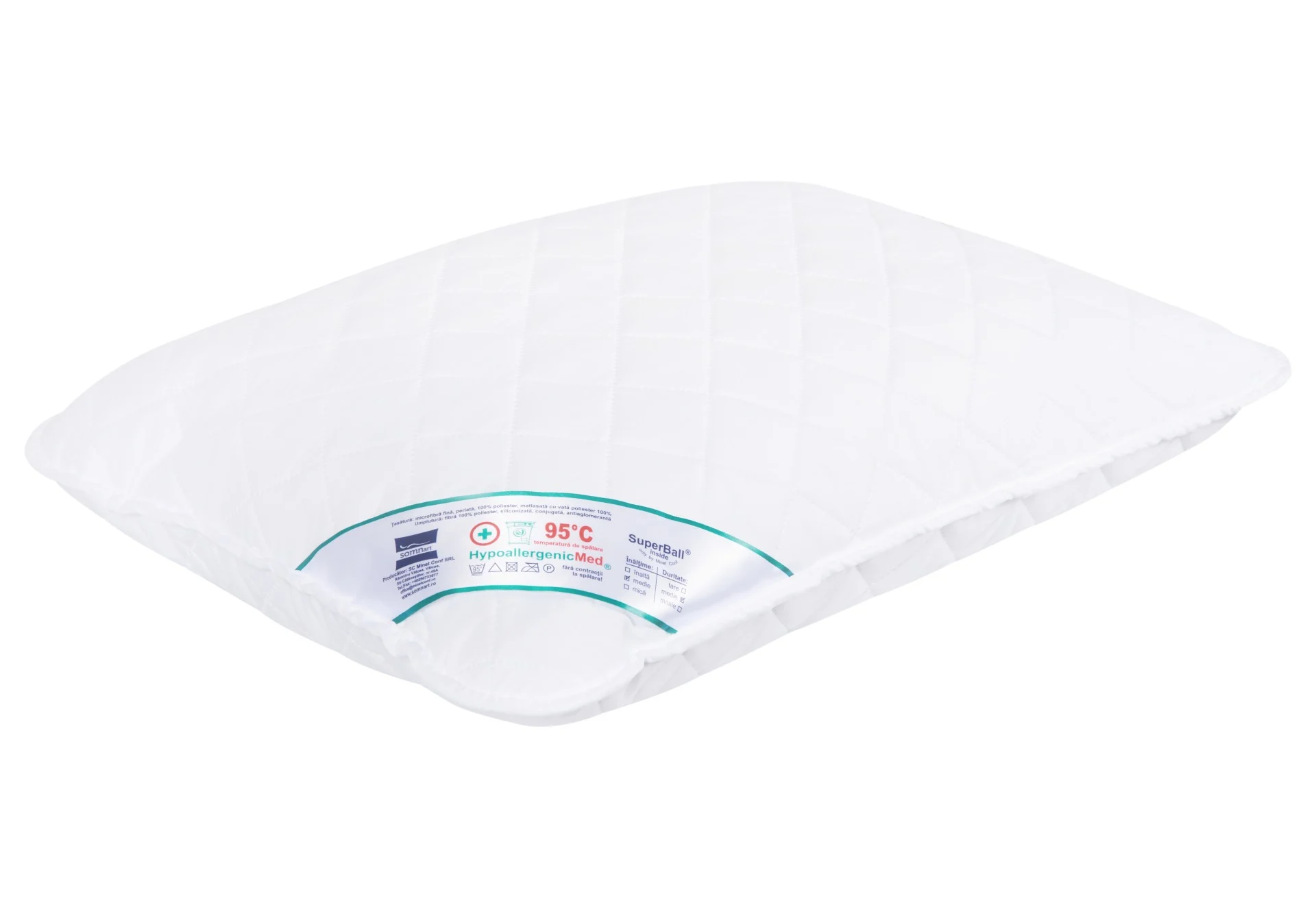 Perna  HypoallergenicMed, Lavabila la 95°C, 50 x 70 cm-MD1 [2]