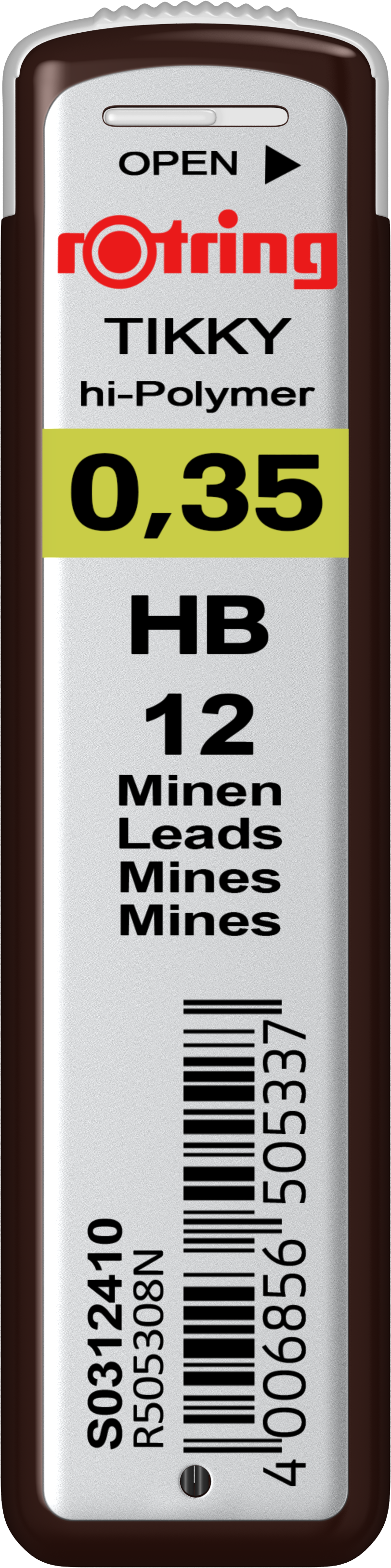 Creioane colorate, negre si accesorii - Mine grafit 0.35 HB