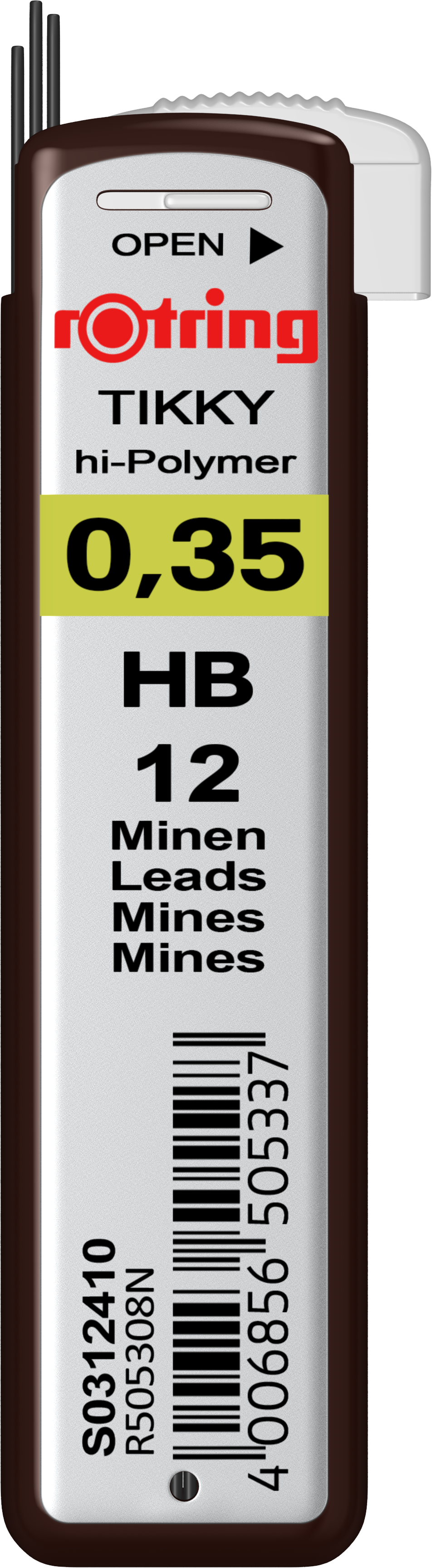 Mine grafit 0.35 HB [4]