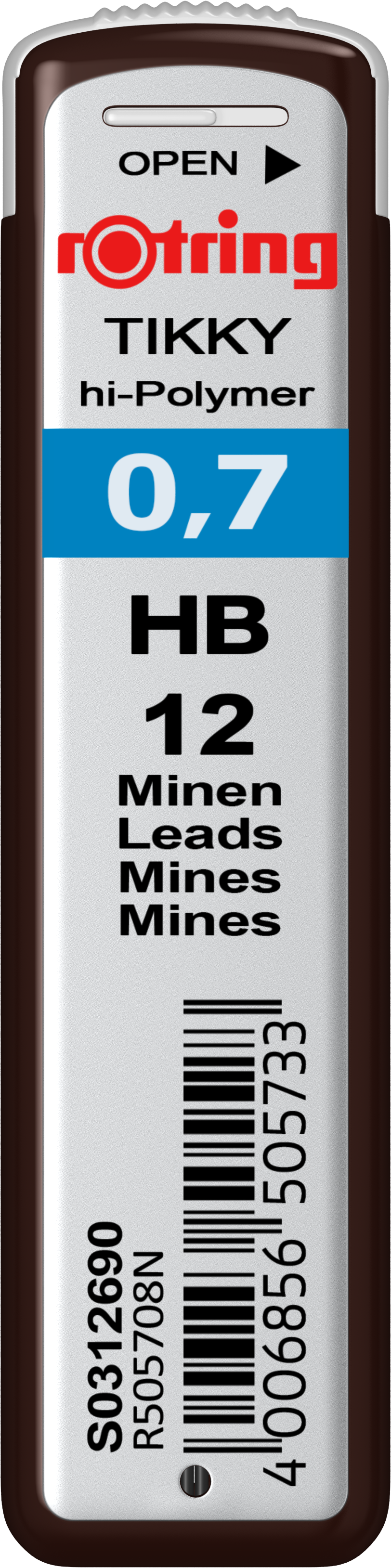 Creioane colorate, negre si accesorii - Mine grafit 0.7 HB