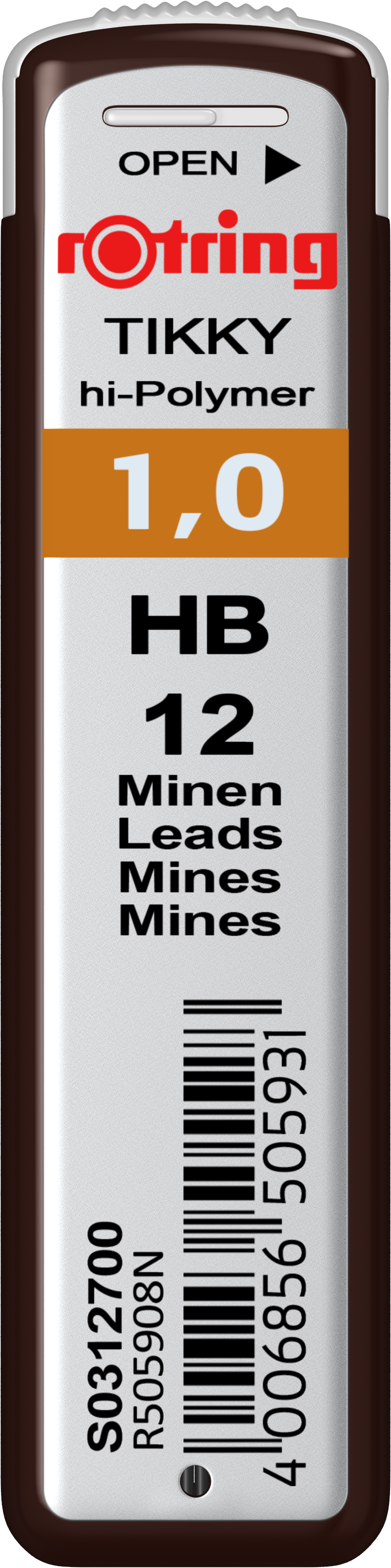 Creioane colorate, negre si accesorii - Mine grafit 1.0 HB