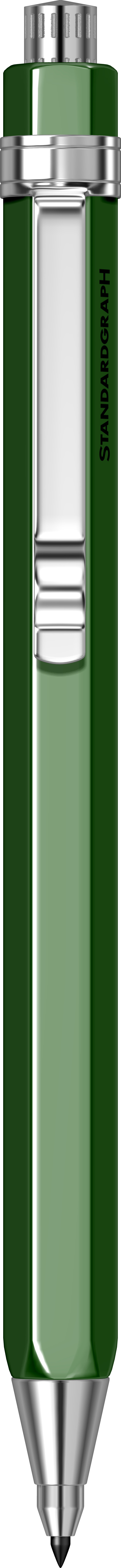 Creioane colorate, negre si accesorii - Creion mec. 2mm Miniclip Verde