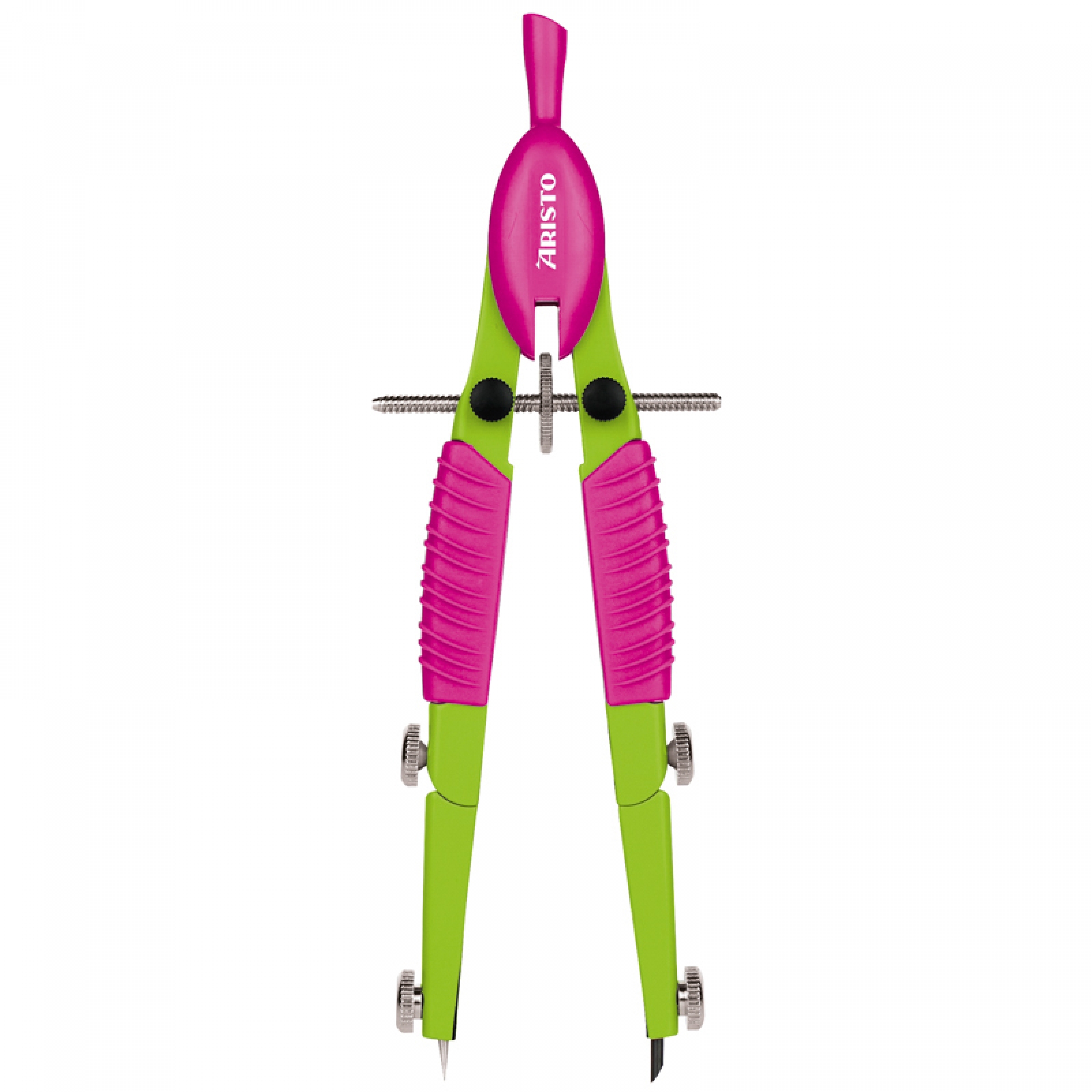 Rigle, compasuri si instrumente geometrice - Green - Pink Professional Drawing TopLine Compas