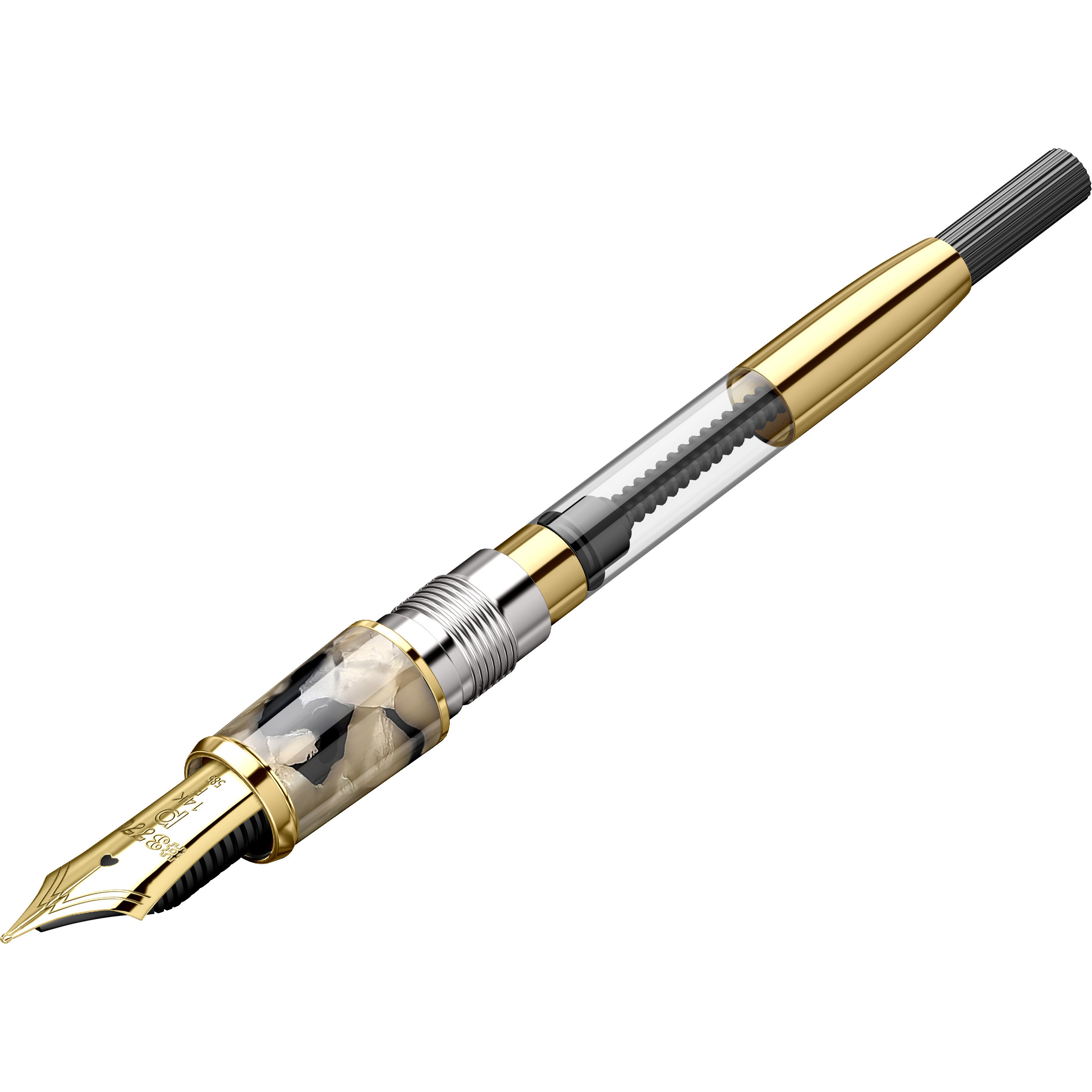 Stilou Celluloid Calico GT 0.3 F Nib [1]