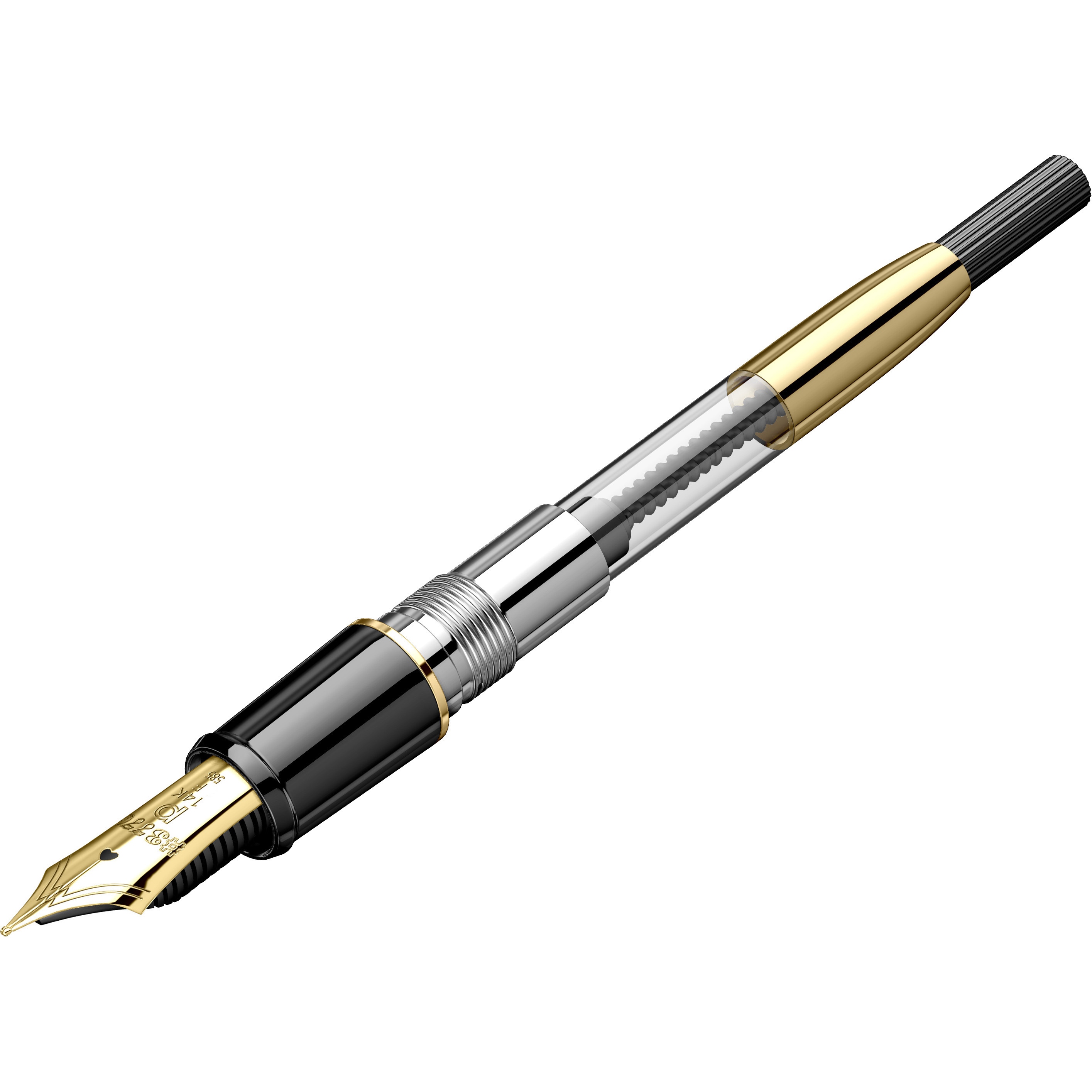 Stilou Kanazawa Gold Leaf Fujin Raijin GT F [1]
