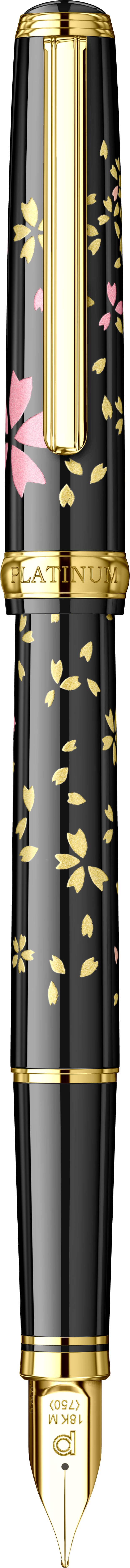 Rechizite, Creativitate, Hobby - Stilou Kanazawa Gold Leaf Swirling Petals of Cherry Blossom GT 0.5 M