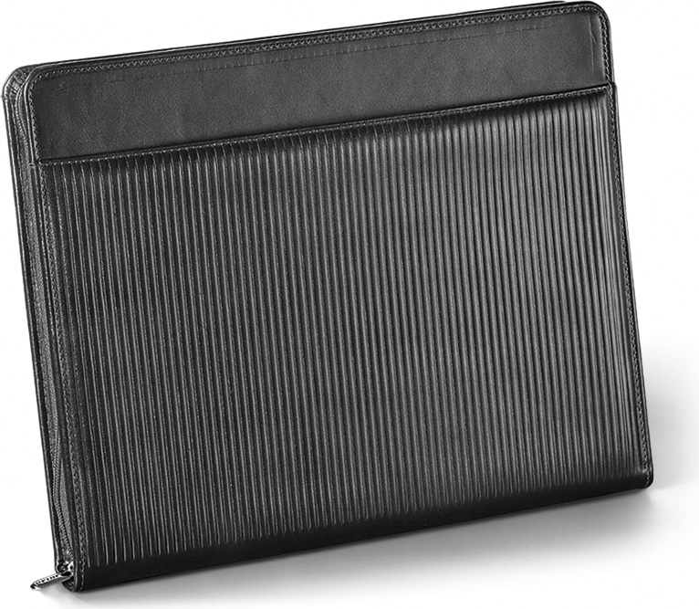 Agende, carnetele si alte produse din hartie - Mapa piele conference cu Notes A4 - Black