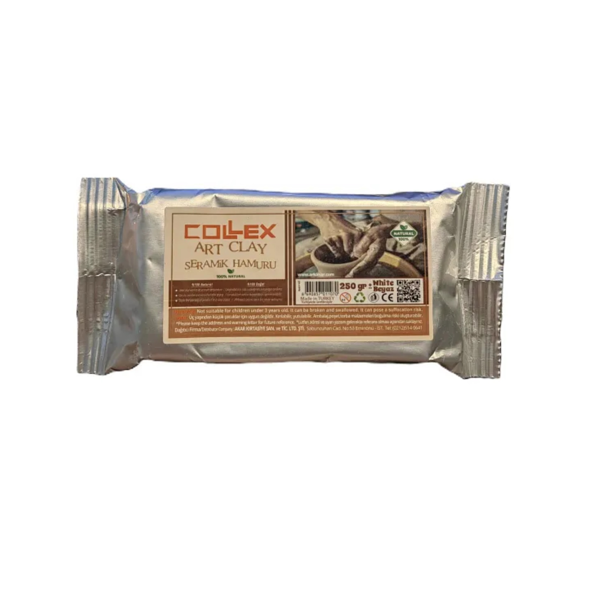 Arta plastica - Pasta de modelaj 250g alb
