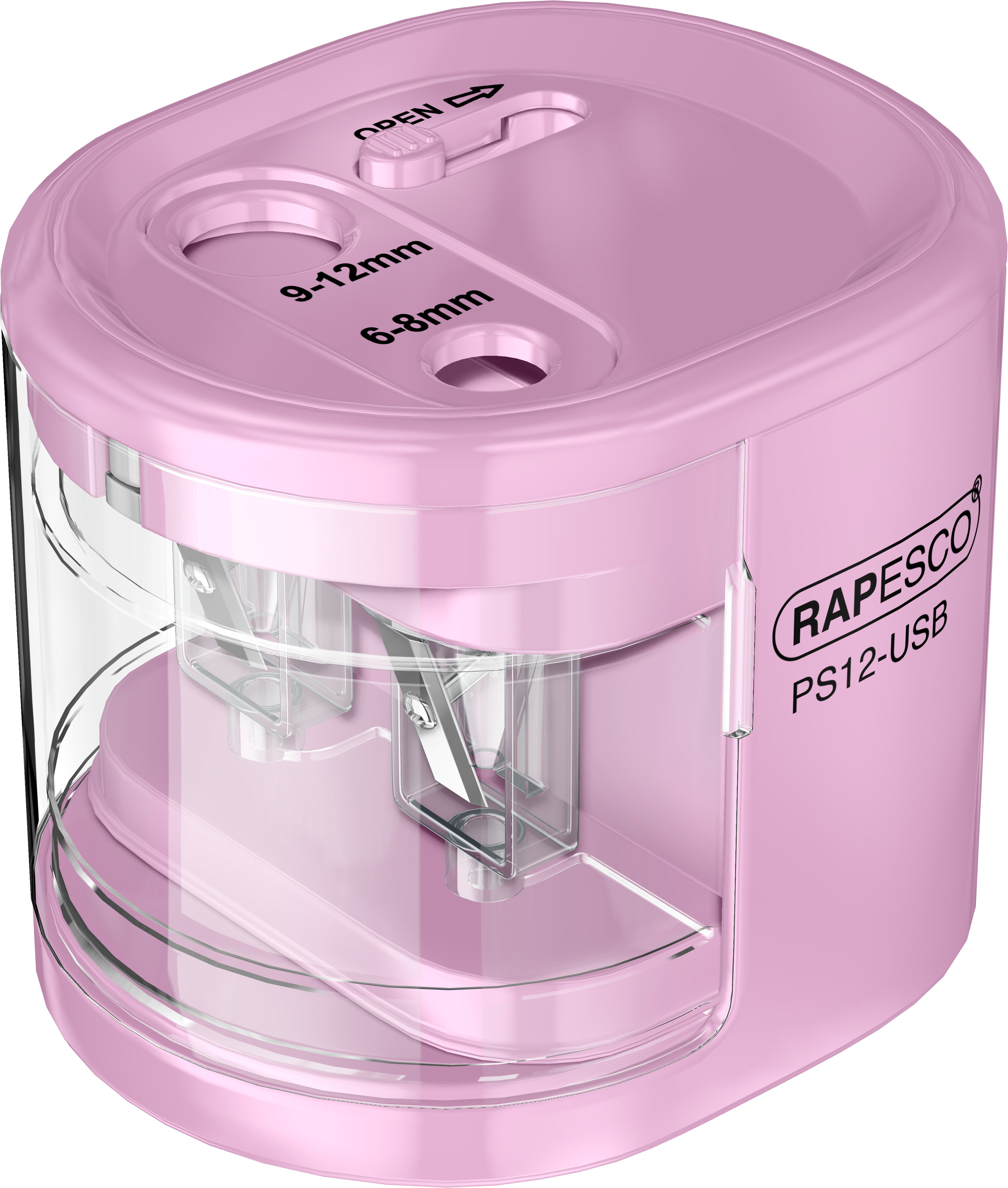 Rechizite, Creativitate, Hobby - Ascutitoare Electrica Dubla PS12-USB Pink