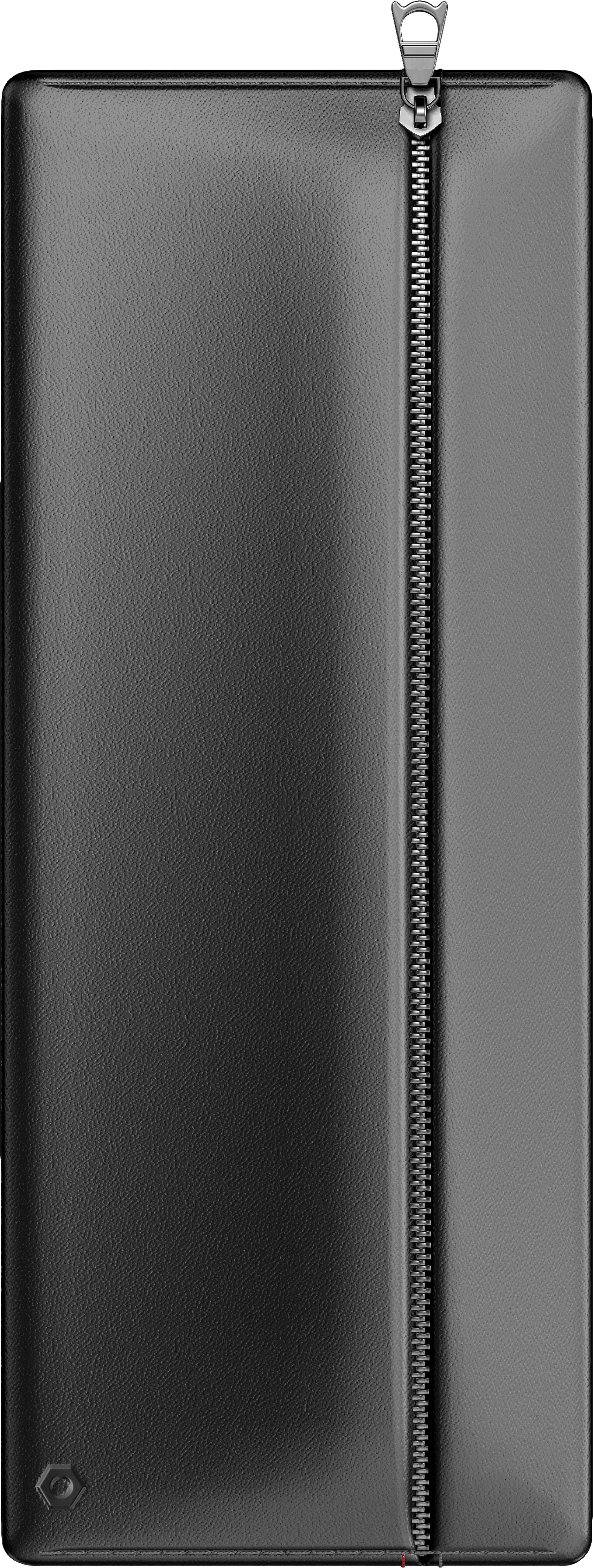 Stilouri, cerneala si accesorii - Etui piele cu fermoar - negru