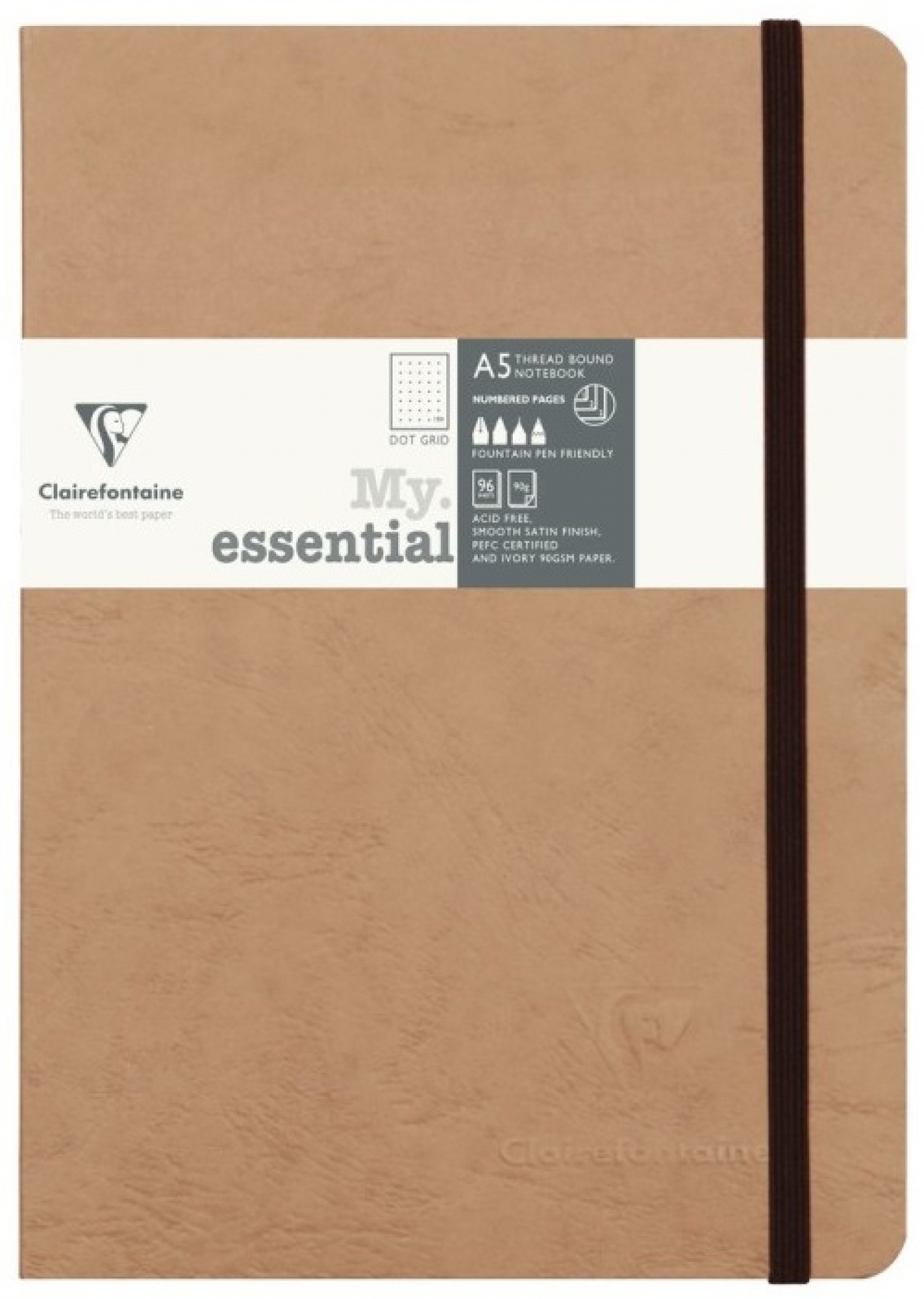 Caiete - Caiet A5 Age Bag Tabac Dot - 192 pagini 90g mp