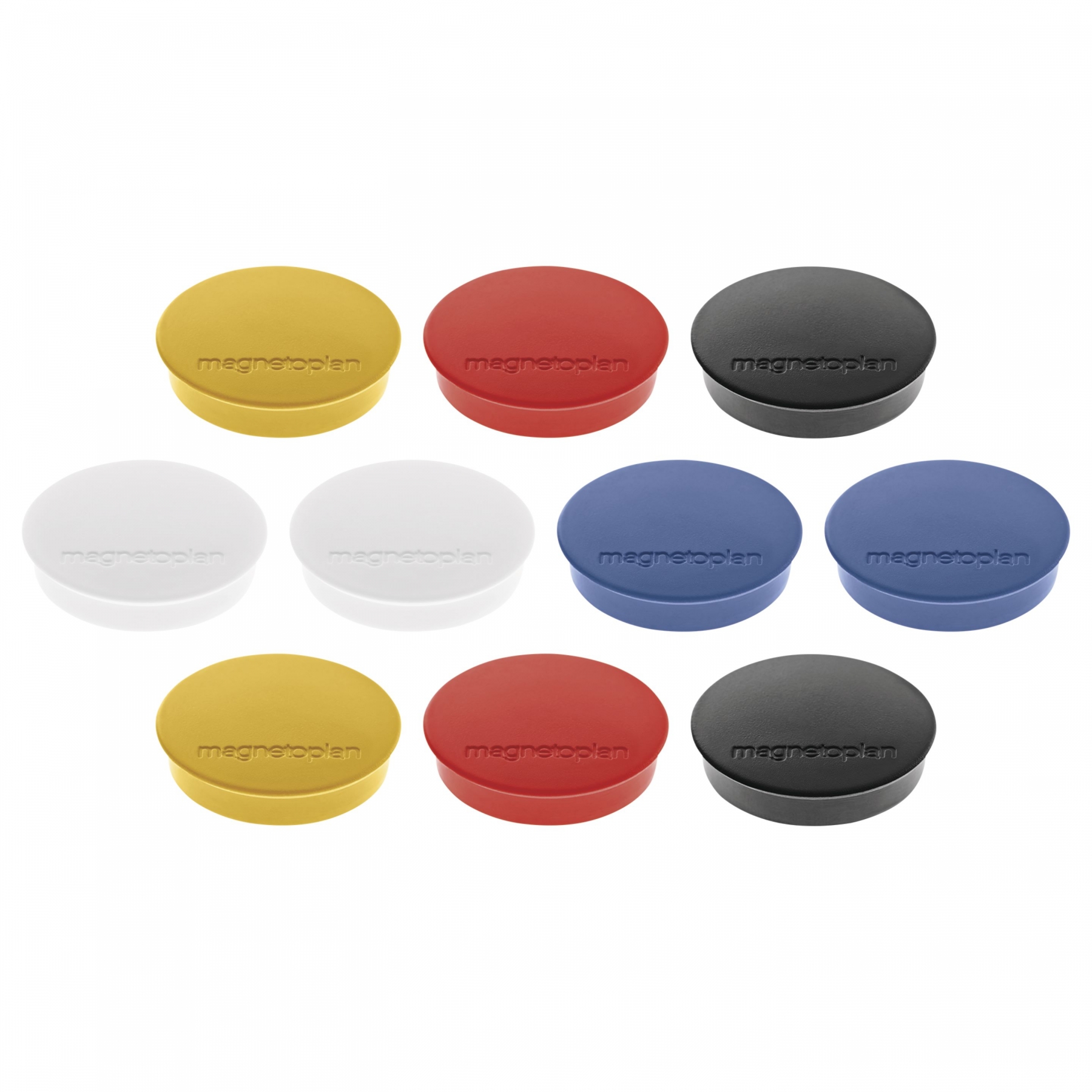 Rechizite, Creativitate, Hobby - Magneti MAGNETOPLAN Discofix STANDARD 30 mm, albastru 10 buc/set