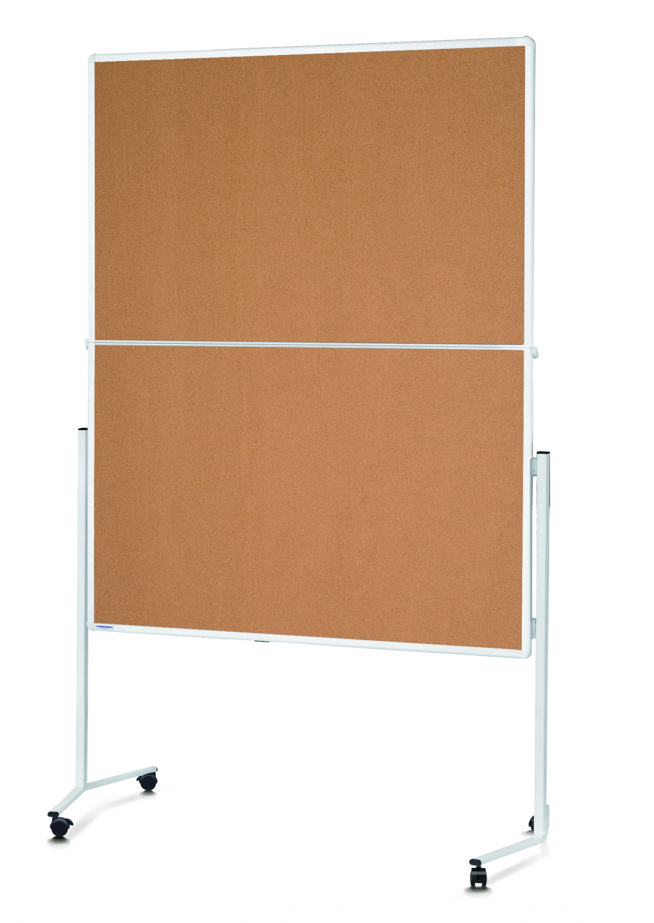 Rechizite, Creativitate, Hobby - Panou prezentare MAGNETOPLAN mobil PLIABIL 1200 x 1500 mm, rama alba, dubla fata pluta