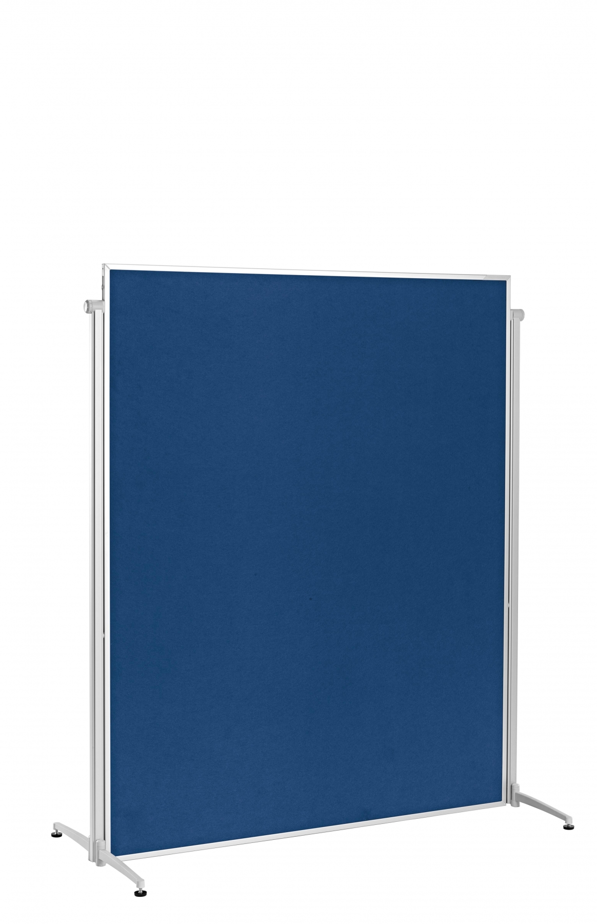 Panou prezentare MAGNETOPLAN mobil 1200 x 1500 mm, rama aluminiu, dubla fata albastra [1]