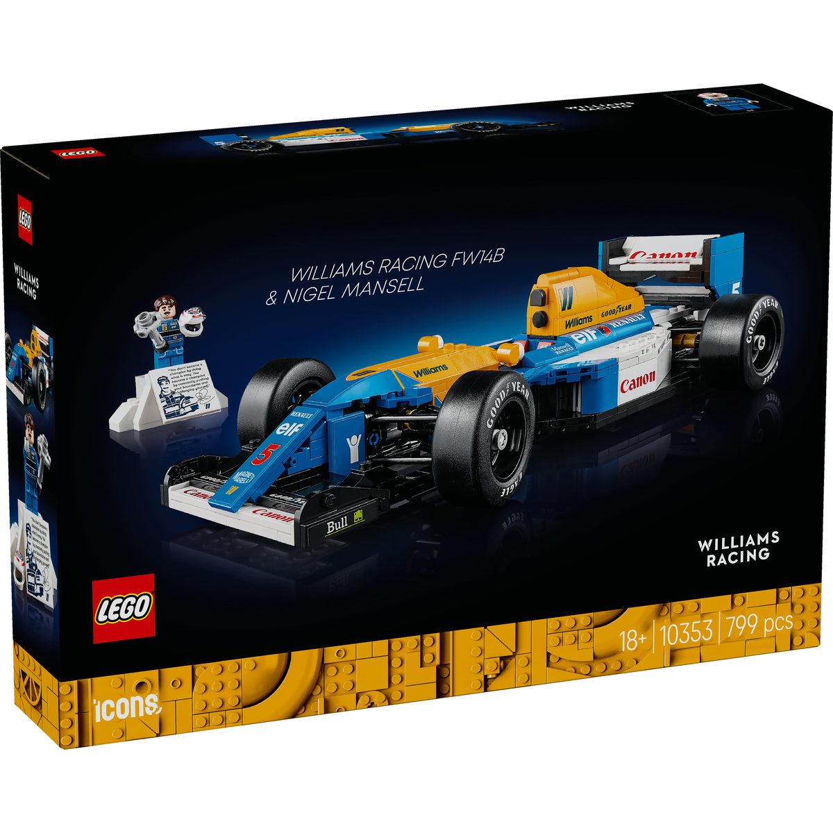 Williams Racing FW14B si Nigel Mansell - Ambalaj deteriorat [1]