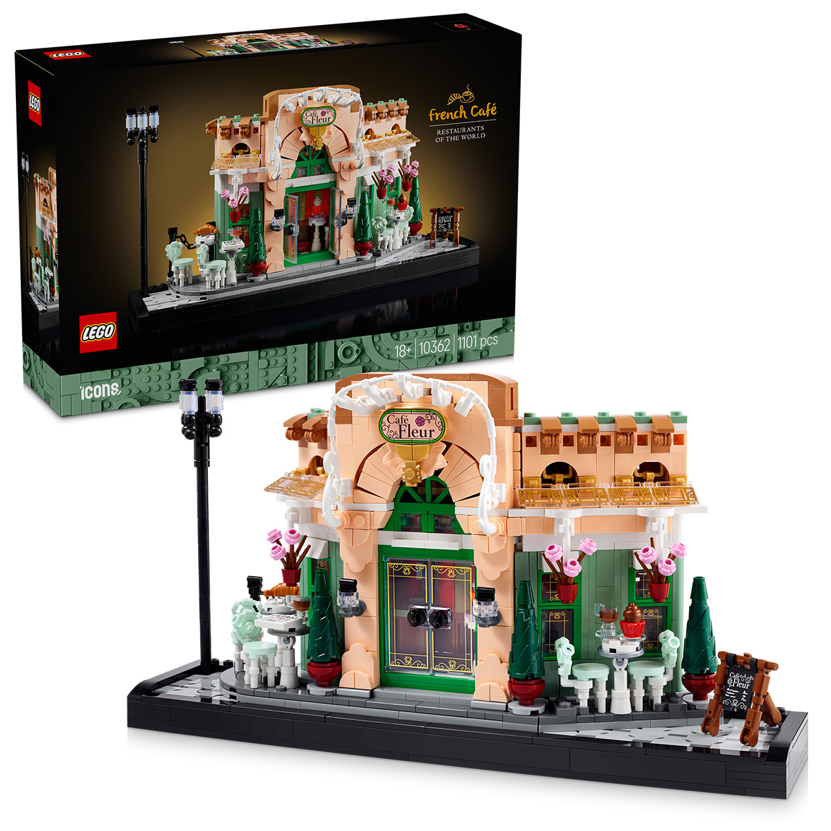 LEGO Icons (Creator Expert) - Cafenea frantuzeasca - Ambalaj deteriorat