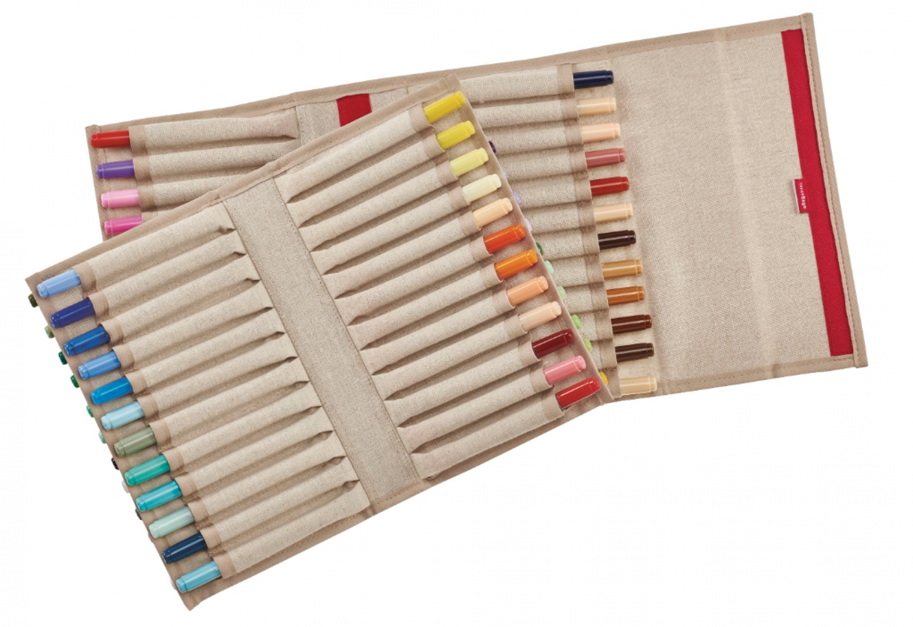 ETUI Sensebag pentru 72 instrumente de scris crÃ¨me [3]