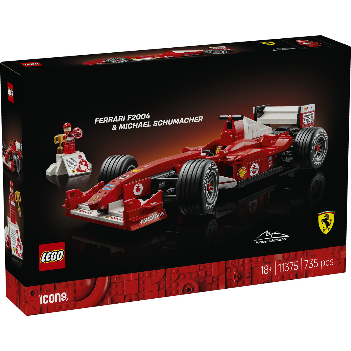 Ferrari F2004 si Michael Schumacher - Ambalaj deteriorat [1]