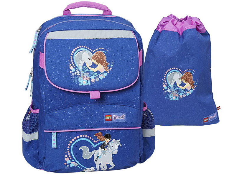 LEGO - Ghiozdan LEGO Friends Horse cu sac sport (15114)