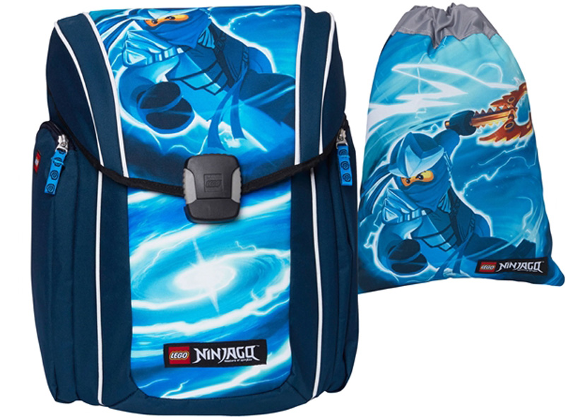 LEGO - Ghiozdan Xtreme LEGO Ninjago Jay cu sac sport (16156)
