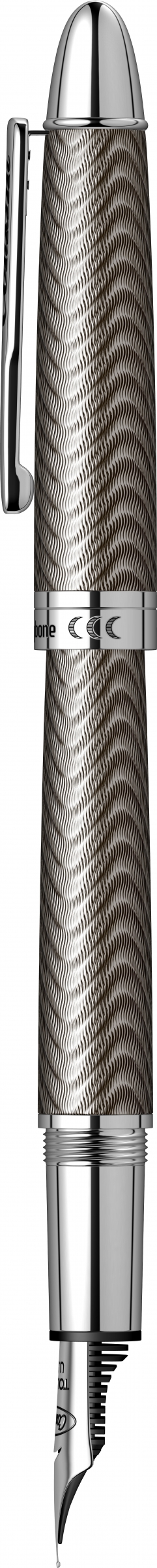 Herringbone Gun Metal Stilou [1]