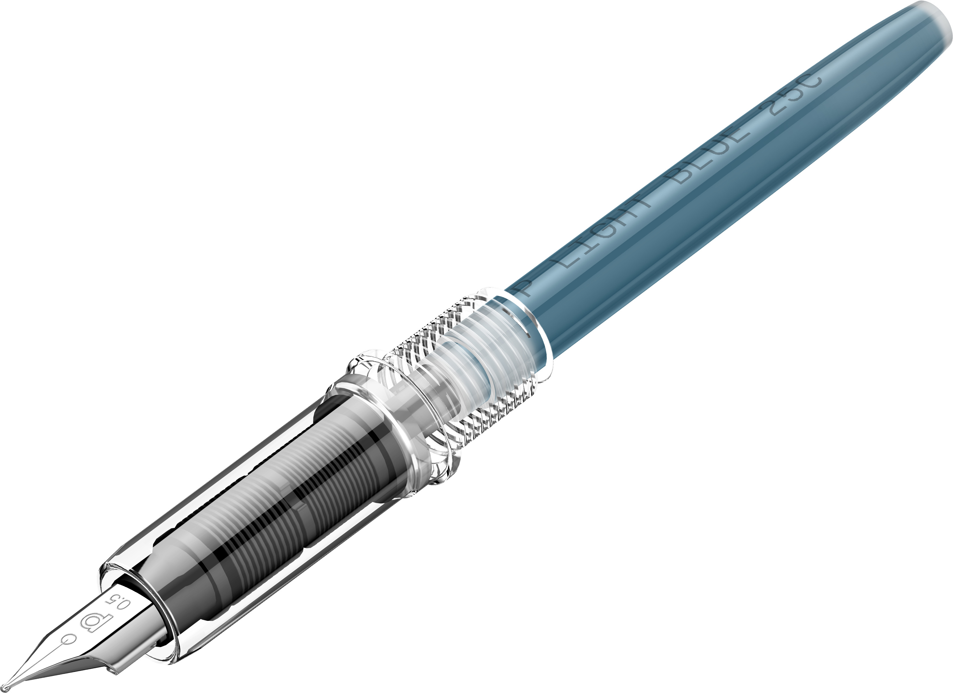 Stilou Platinum Preppy Blue Black 0.5 M [1]