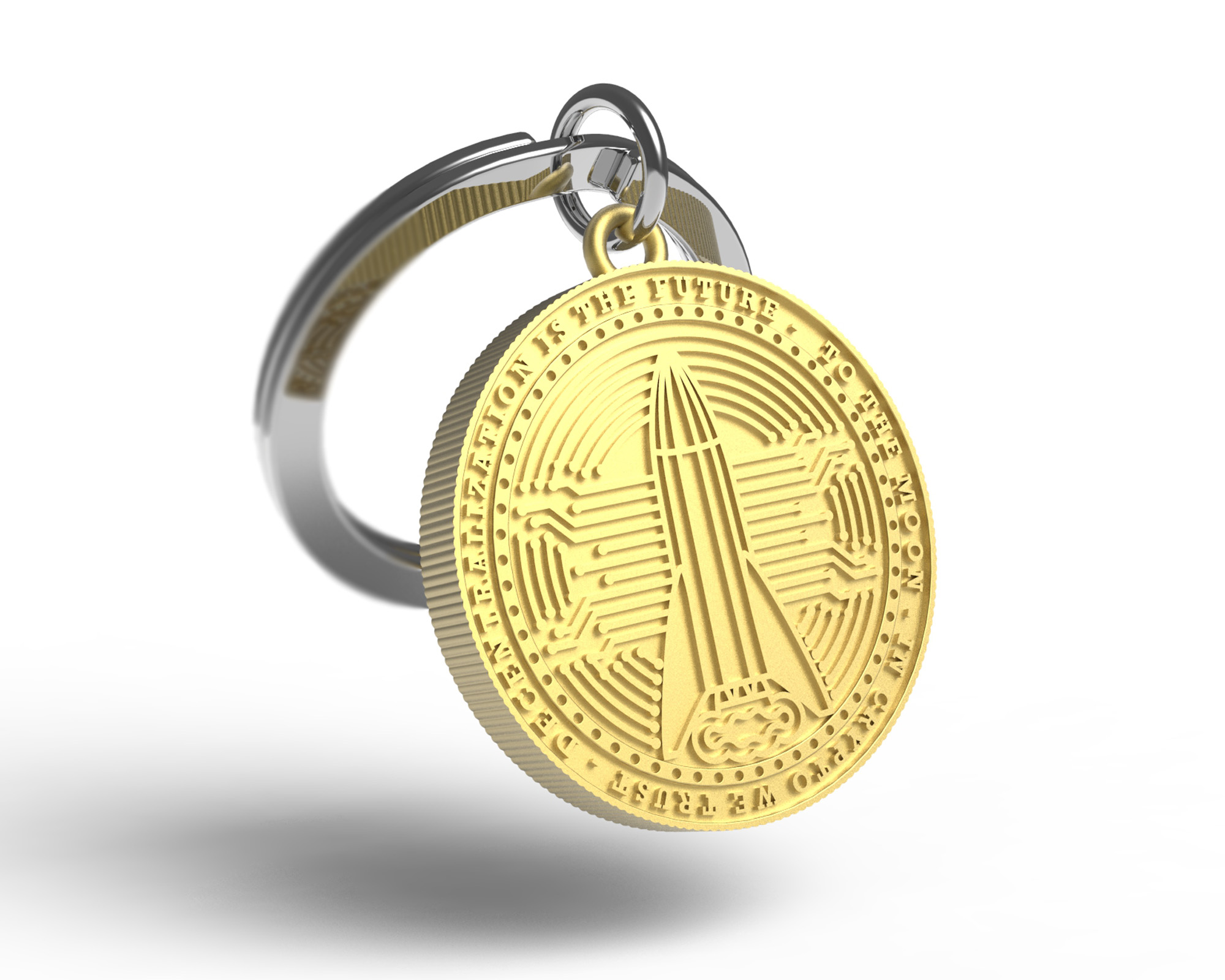 Breloc bitcoin crypto, Metalmorphose [1]