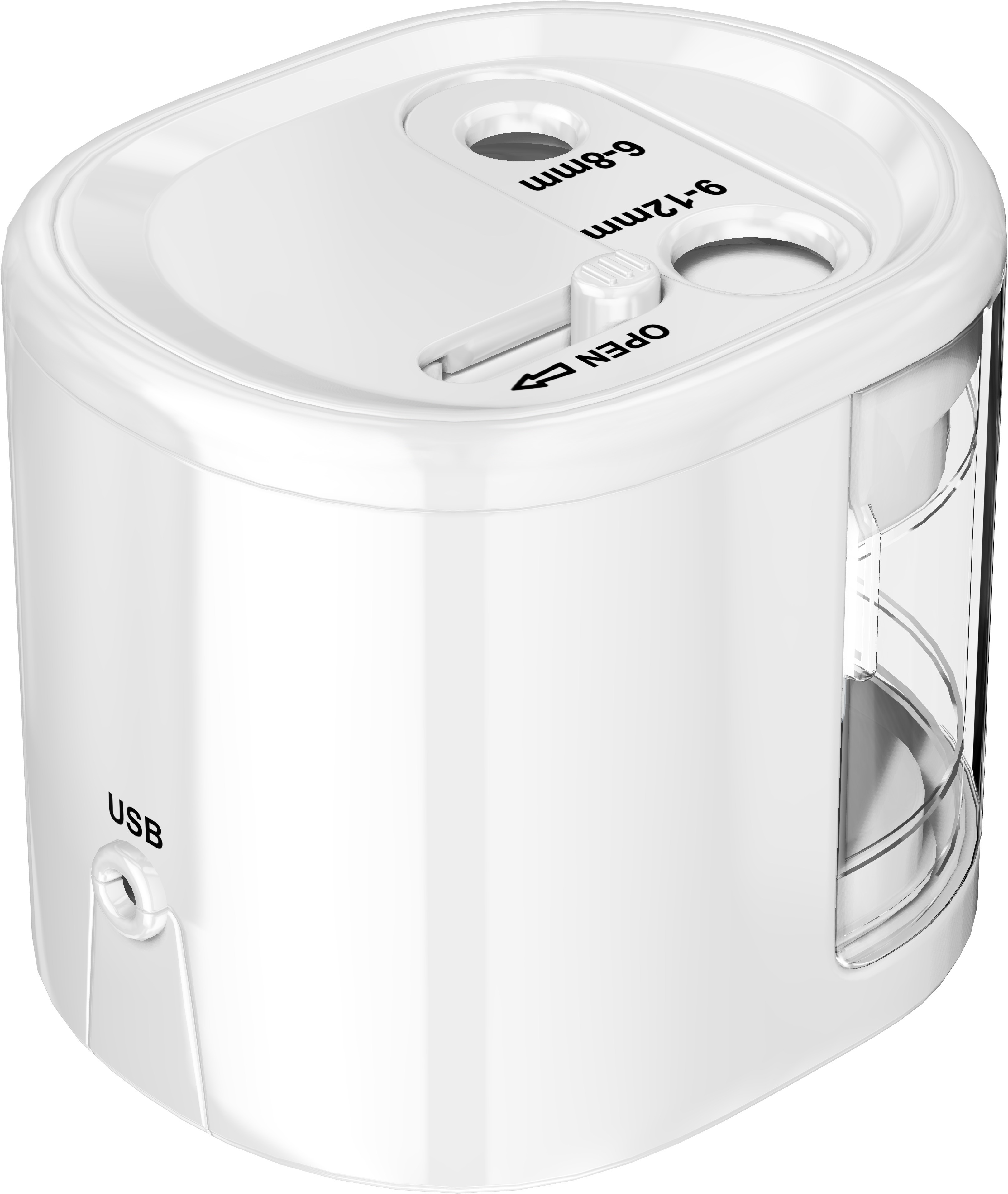 Ascutitoare Electrica Dubla PS12-USB White [1]