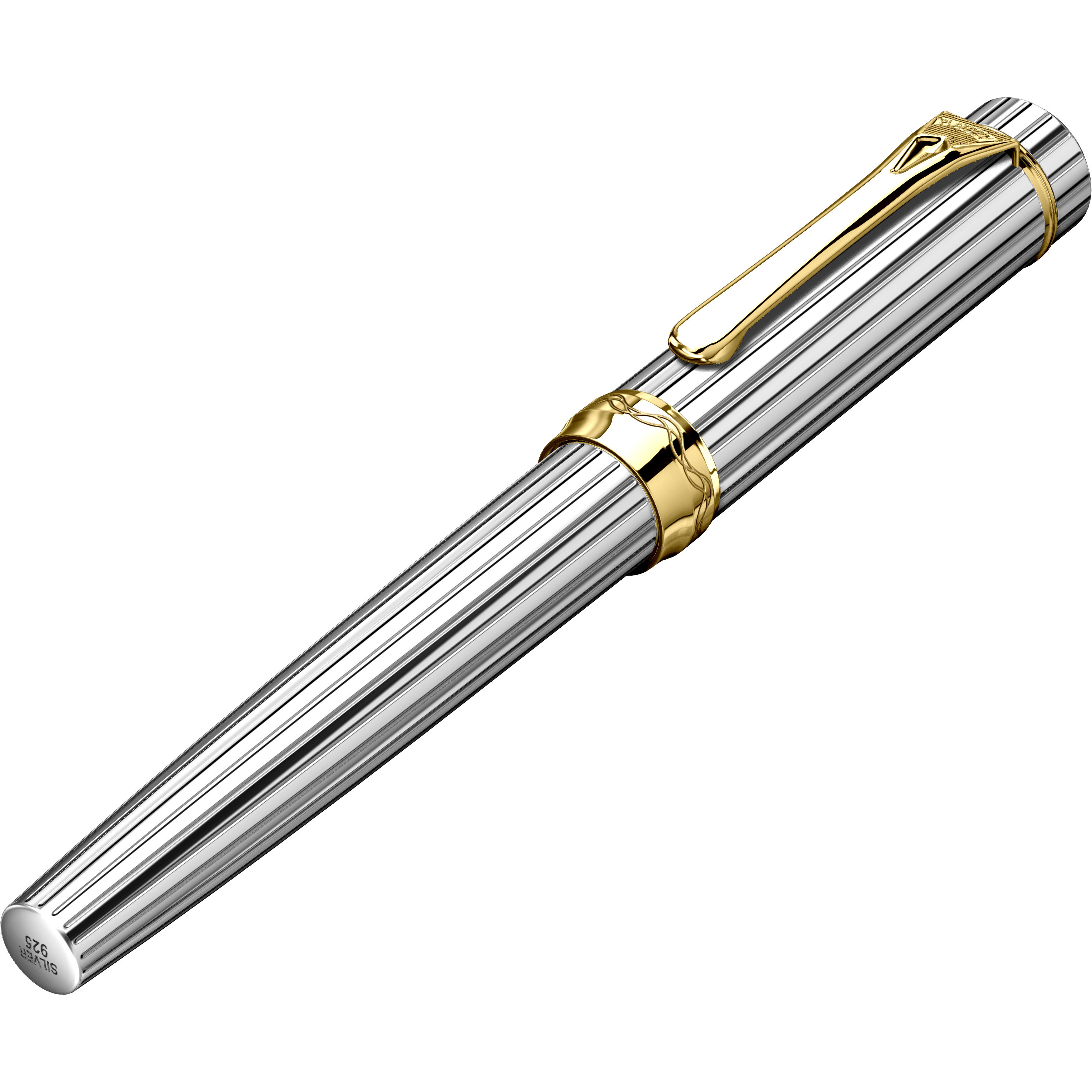 Stilou Platinum Pin Stripe Argint masiv M [2]