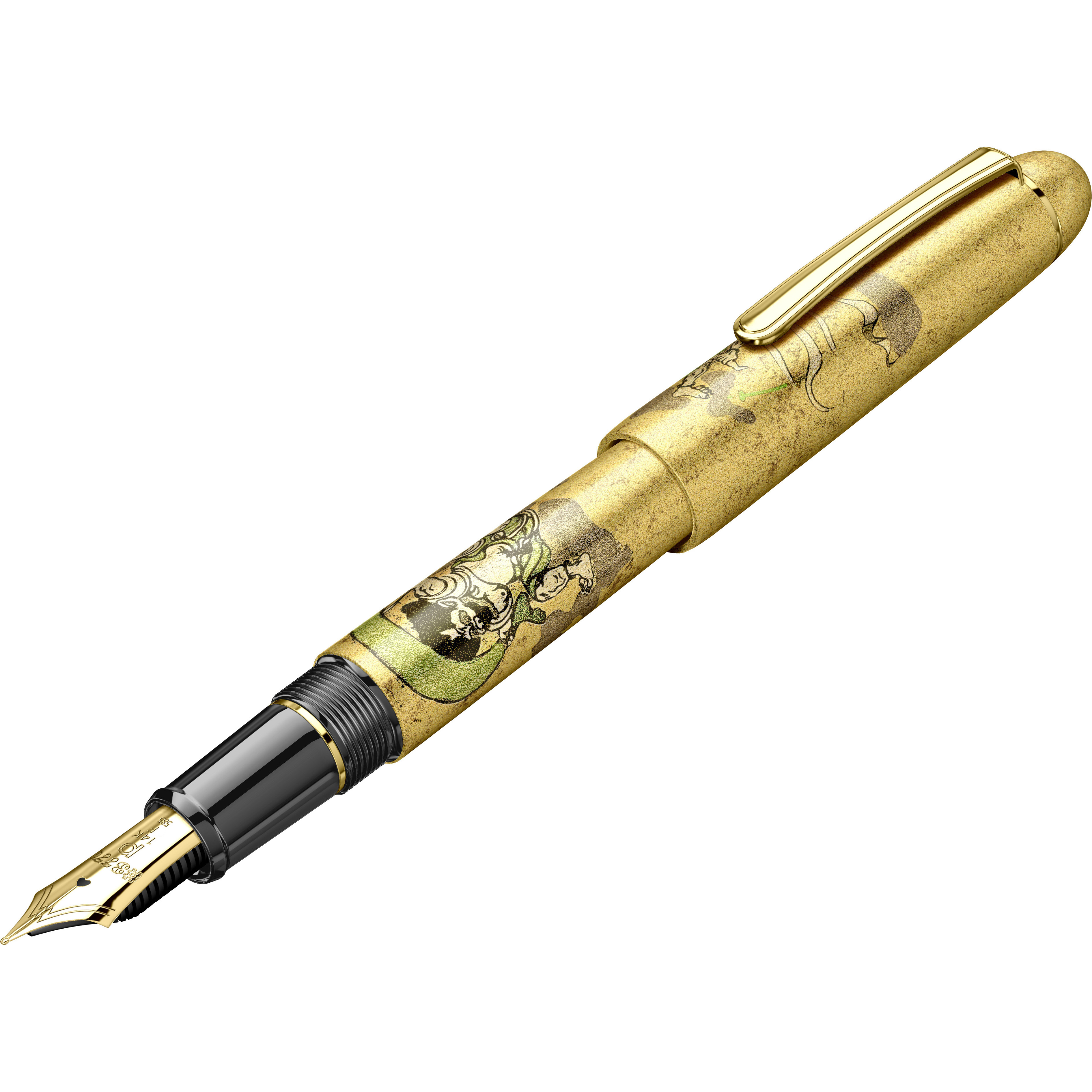 Stilou Kanazawa Gold Leaf Fujin Raijin GT F [2]
